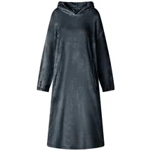 vidaXL Hoodie Decken-Hoodie Marineblau L Flanell, blau
