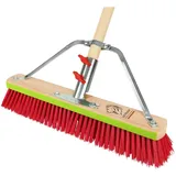 Peggy Perfect Besen LM Bulldozer Holz 450 mm rot