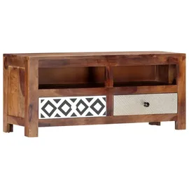 vidaXL TV-Schrank 90x30x40 cm Massivholz Akazie