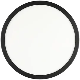 EGLO Außenleuchte Metall Kunststoff Ø 28,5 cm 1 Stk. schwarz weiß