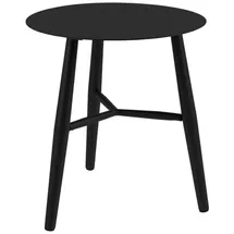 Brafab Beistelltisch Vannes ø 45 cm Aluminium Schwarz