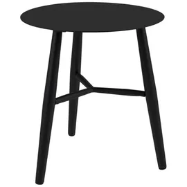 Brafab Beistelltisch Vannes ø 45 cm Aluminium Schwarz