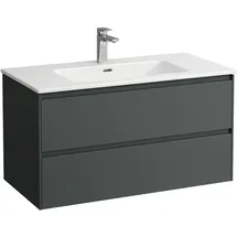 Laufen Waschtischunterschrank 2 Auszüge 100 x 50 x 54 cm Grau