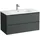 Laufen Waschtischunterschrank 2 Auszüge 100 x 50 x 54 cm Grau