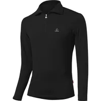 Löffler Herren Pulli Transtex Zip-Rolli Basic Cf, schwarz, 58