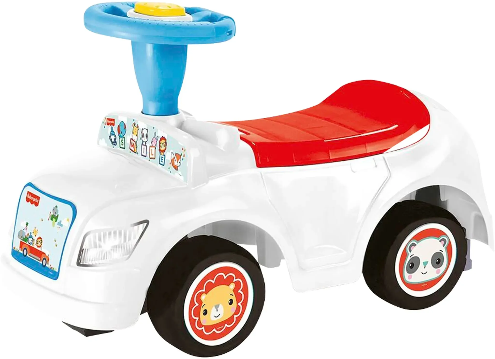 Fisher-Price Rutscher Ride-On Car, weiss