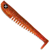 Monkey Lures King Lui - 7,5 cm, 10 cm, 12,5 cm, 14 cm - Big L Köder, Gummifisch, Angelköder, Softbait, Zanderköder, Kunstköder Angeln, Gummiköder (Baba Brown - stark UV aktiv, 12,5 cm)