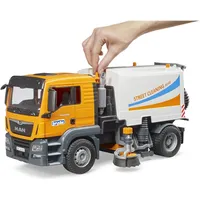 Bruder 03780 - MAN TGS LKW Straßenreinigung gelb/weiß 1:16