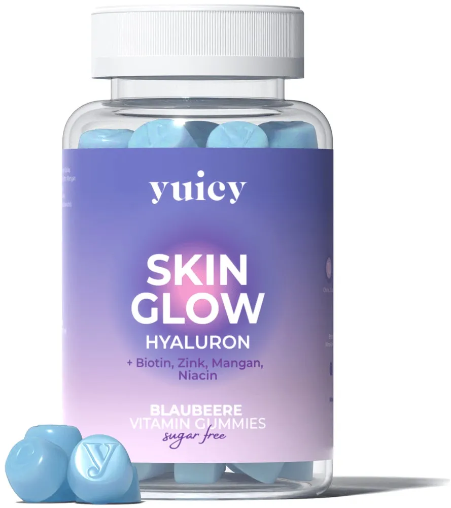 yuicy® Skin Glow Hautvitamine mit Hyaluronsäure und Biotin 60 St