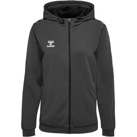 hummel Authentic PL ZIP HOODIE WOMAN asphalt L