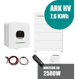 Growatt MIN 2500-XH Hybrid Wechselrichter mit 7,6 kWh Solarspeicher-Set