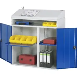 Rau Beistellschrank-Stehpult - Modell 01 BxTxH 1100x520x1110/1220mm