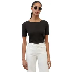 T-Shirt »T-shirt, short-sleeve, boat-neck«, Gr. M, black, , 66897759-M