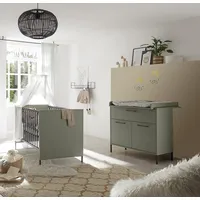 Mäusbacher Babyzimmer-Komplettset (3-teilig) in pine green matt, (3-teilig)