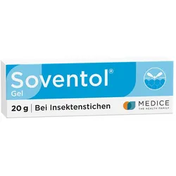 Soventol Gel bei Insektenstichen & Juckreiz auf der Haut 20 g Gel