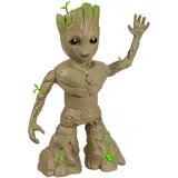 Hasbro Marvel Studios Ich bin Groot Groove 'N Grow Groot, 34 cm große interaktive Actionfigur Superhelden