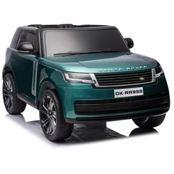 ES-Toys Elektro Kinderauto Land Rover Range Rover, 2 Sitzer, EVA-Reifen, Allrad grün