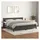 vidaXL Boxspringbett 200 x 200 cm Dunkelgrau