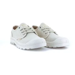 Sneaker PALLADIUM "PAMPA OX", Gr. 39,5, braun (sahara), Textil, sportlich, Schuhe
