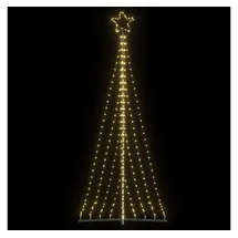 vidaXL LED Weihnachtsbaum 447 LEDs Warmweiß 249 cm
