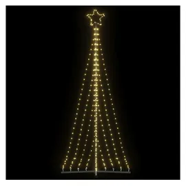 vidaXL LED Weihnachtsbaum 447 LEDs Warmweiß 249 cm
