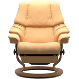 Stressless Stressless® Relaxsessel »Reno«, elektrisch verstellbar, optional 2-motorisch, Größe M & L, gelb