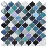 vidaXL Lanturn Fliese 20 pcs Blaugrün 27 x 27 cm Polyurethan und Pet