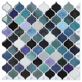 vidaXL Lanturn Fliese 20 pcs Blaugrün 27 x 27 cm Polyurethan und Pet