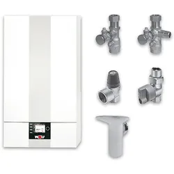 Paket Gasbrennwert-Heiztherme CGB-2, WOLF, Regelung BM-2, Heiztherme ohne Speicher mit hocheff. Heizkreispumpe, Aufputz, verschiedene Varianten (Ausführung: 14kW)