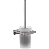 Hansgrohe WC-Bürstengarnitur AddStoris Gebürstetes Schwarzchrom (41752340)