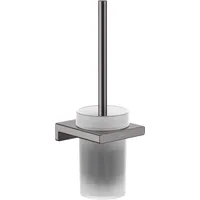 Hansgrohe WC-Bürstengarnitur AddStoris Gebürstetes Schwarzchrom (41752340)