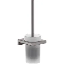 Hansgrohe WC-Bürstengarnitur AddStoris Gebürstetes Schwarzchrom (41752340)