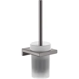 Hansgrohe WC-Bürstengarnitur AddStoris Gebürstetes Schwarzchrom (41752340)