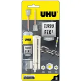 UHU Turbo FiX2 Metall, Zwei-Komponentenkleber 51935 10g