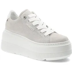 Silberne Sneakers Chebello Plateauschuhe, 38