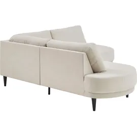 Atlantic Home Collection Ecksofa Ronny, L-Form«, mit Wellenunterfederung, organische Formsprache, organisches Sofa