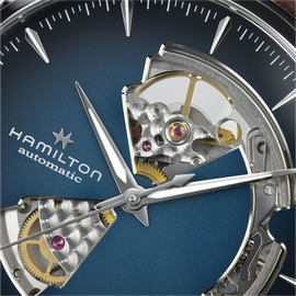 Hamilton Jazzmaster Open Heart Auto Leder 40 mm H32675540