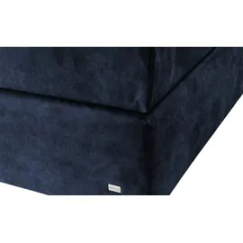 Ruf Boxspringbett Aurelia ¦ blau ¦ Maße (cm): B: 210 H: 114