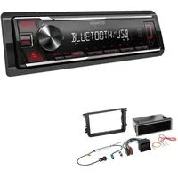 EHO Kenwood KMM-BT209 1-DIN Autoradio Bluetooth USB AUX mit