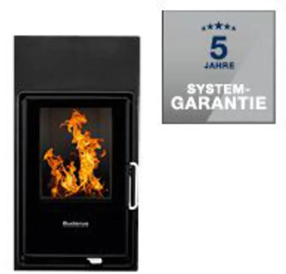 Buderus Paket Logaplus B12 mit TCA200 Logaflame HLS216 links Rost 8 kW