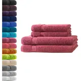 Hometex Premium Textiles Hometex Premium Handtuchset 5-tlg. rot