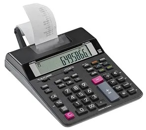 CASIO HR-200RCE Tischrechner druckend schwarz