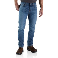 CARHARTT Rugged Flex Straight Tapered Jeans blau, Größe 34
