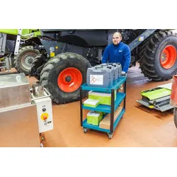 HAZET Werkstatt Servicewagen Blau  167 3