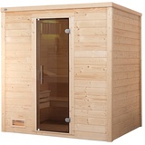 weka Sauna BERGEN 7,5 kW Bio-Ofen mit digitaler Steuerung beige