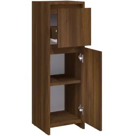 vidaXL Badschrank Braun Eichen-Optik 30x30x95 cm Holzwerkstoff