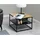 Actona Mid.you Couchtisch Schwarz, Eiche quadratisch 55x42x55 cm