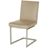 KOINOR Leder-Schwingstuhl  Sqare ¦ beige ¦ Maße (cm): B: 46 H: 92 T: 61