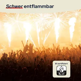 Primaflor Event- und Messeteppich, Rips Dublin - Schwarz, 1,00m x 1,00m,