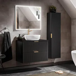 petits-meubles Adriel 2-tlg. Schwarz